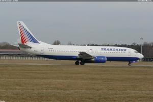 B-737 Transaero na PED