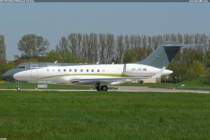 BD 700 Global 5000 před startem