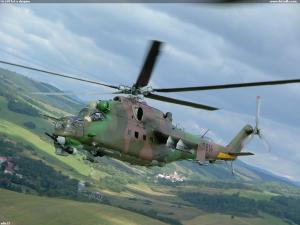 Mi-24V let v skupine