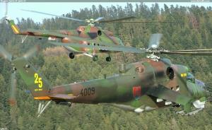 Skupina 2xMi-24 1xMi-17