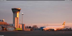 Morning at airport