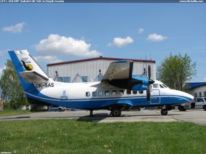 LET L-410 UVP Turbolet OK-SAS in Osijek-Croatia