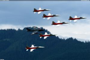F-5 a Hawker Hunter