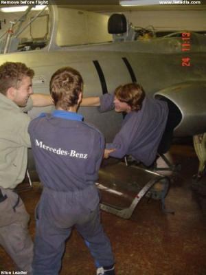 Remove before flight