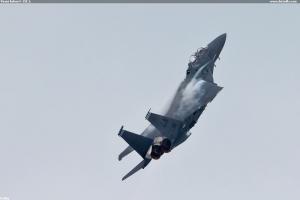 Víření kolem F-15E I.