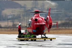 EC135 před vzletem k záchraně 2