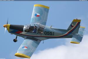 Zlín Z-142CAF  tr.č.0551  ,,CLV"